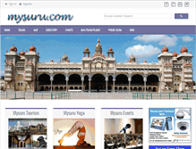 Tablet Screenshot of mysuru.com